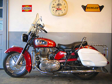 1960 Chief red L side from Michaels Motorcycles